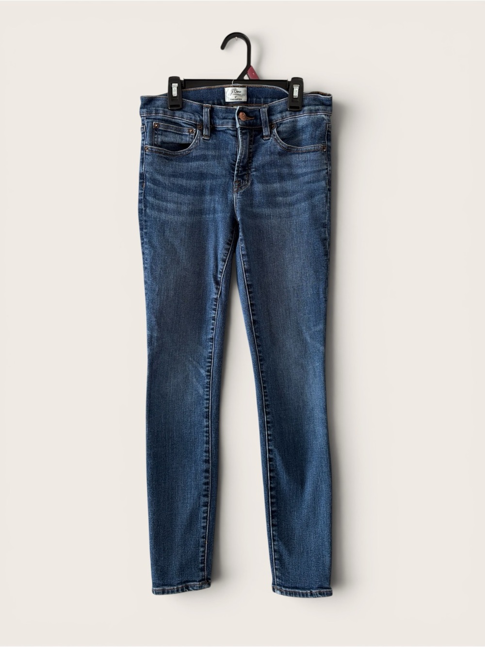 J. Crew Toothpick Skinny Jeans in Dark Blue